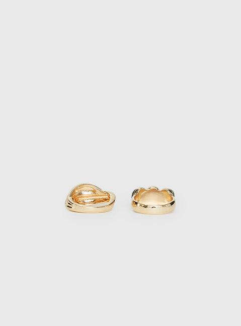 Everlong Ring Set Gold Product Image