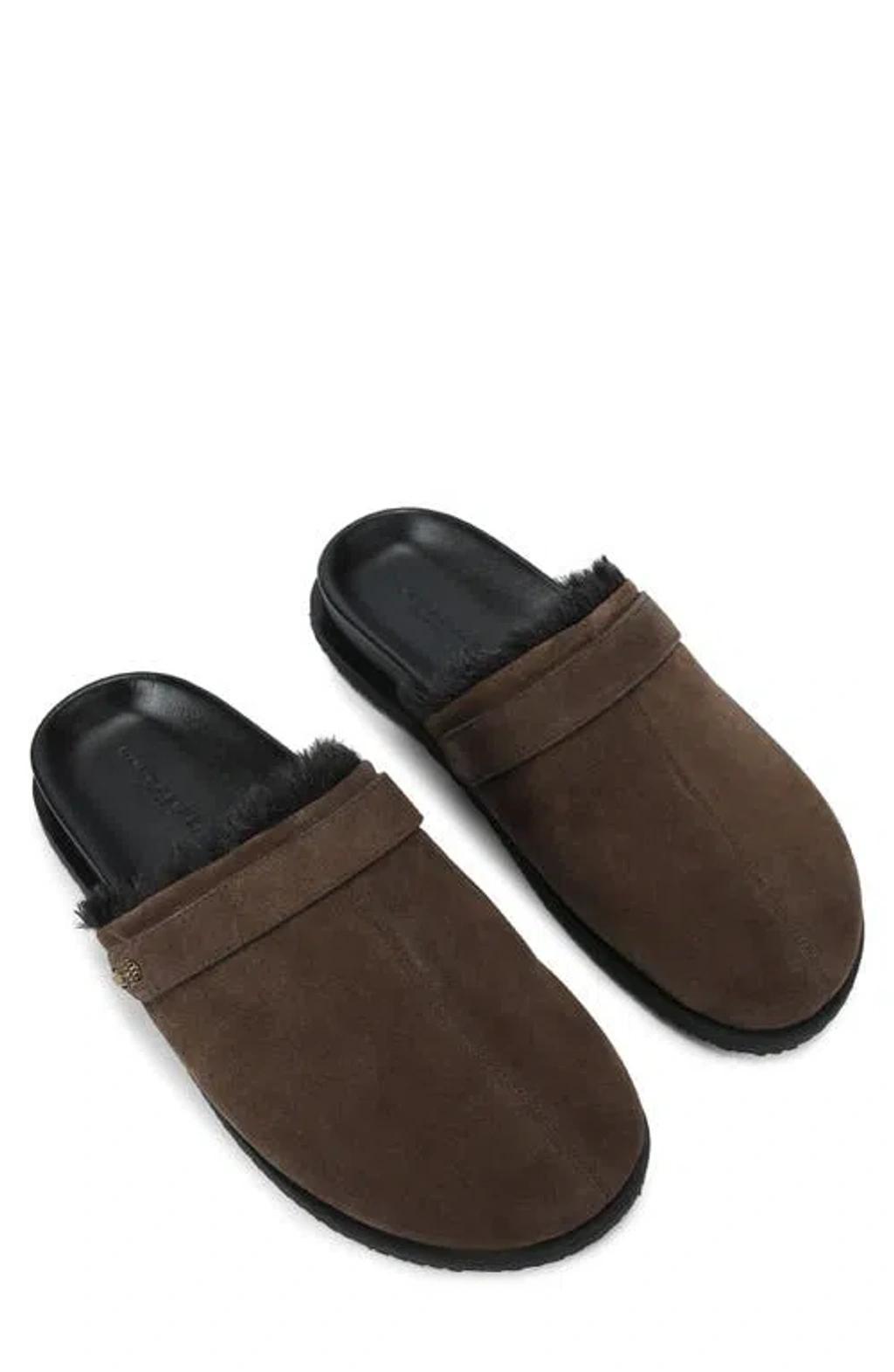 KURT GEIGER London Hatton Faux Fur Lined Mule In Brown Product Image