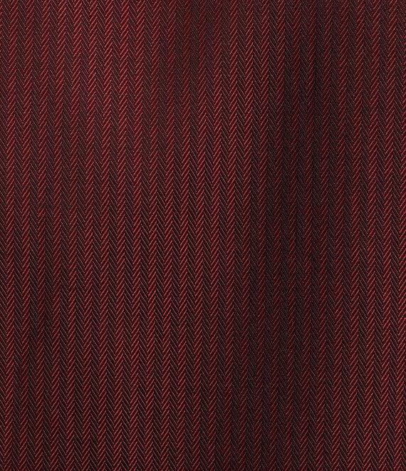 Murano Big & Tall Timeless Twenties Collection Slim Fit Herringbone Print Long Sleeve Woven Shirt Product Image