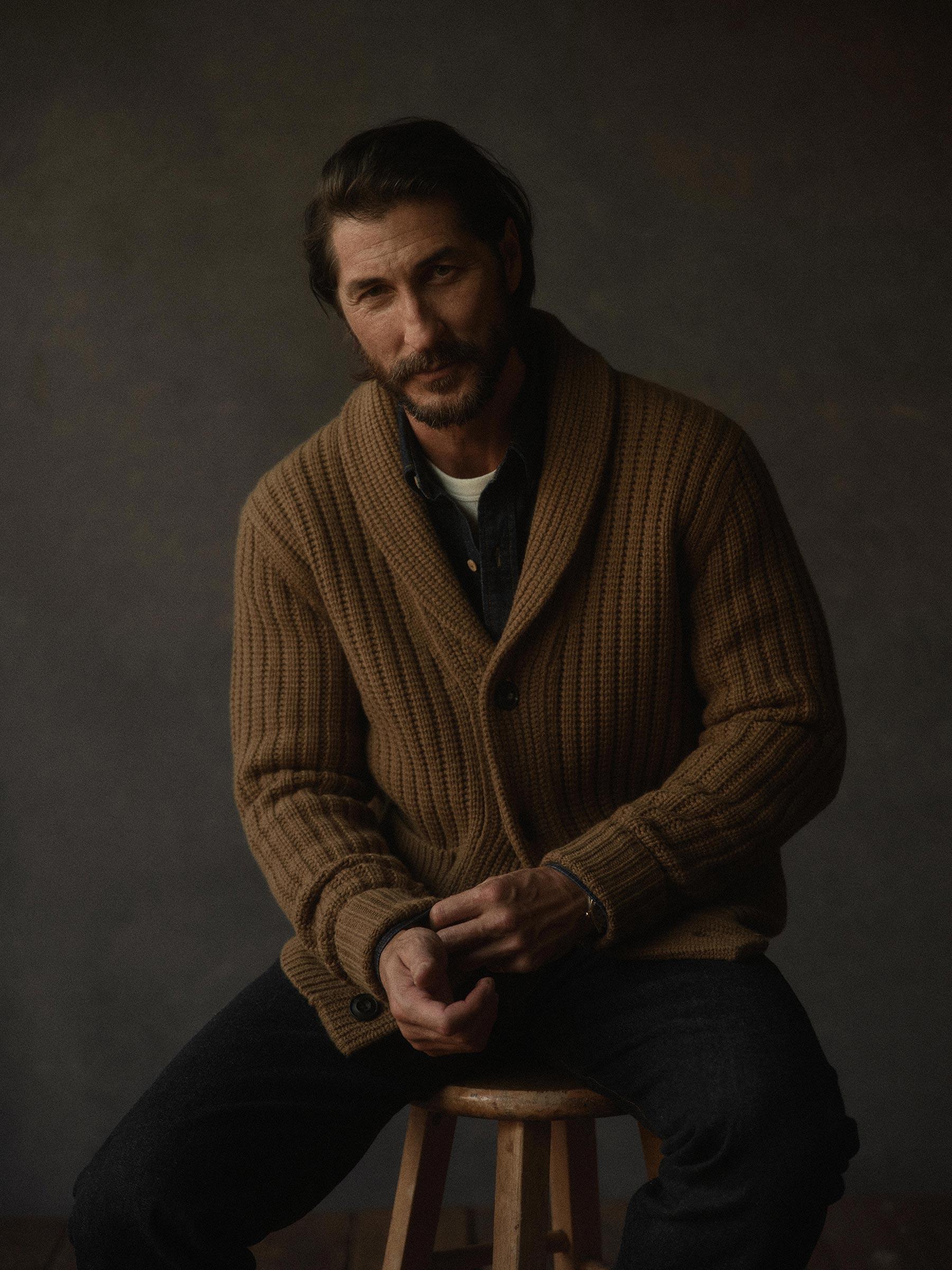Teak Herdsman Shawl Cardigan Product Image