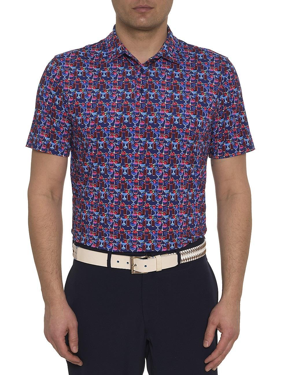 Mens Cocktail Hour Polo Shirt Product Image