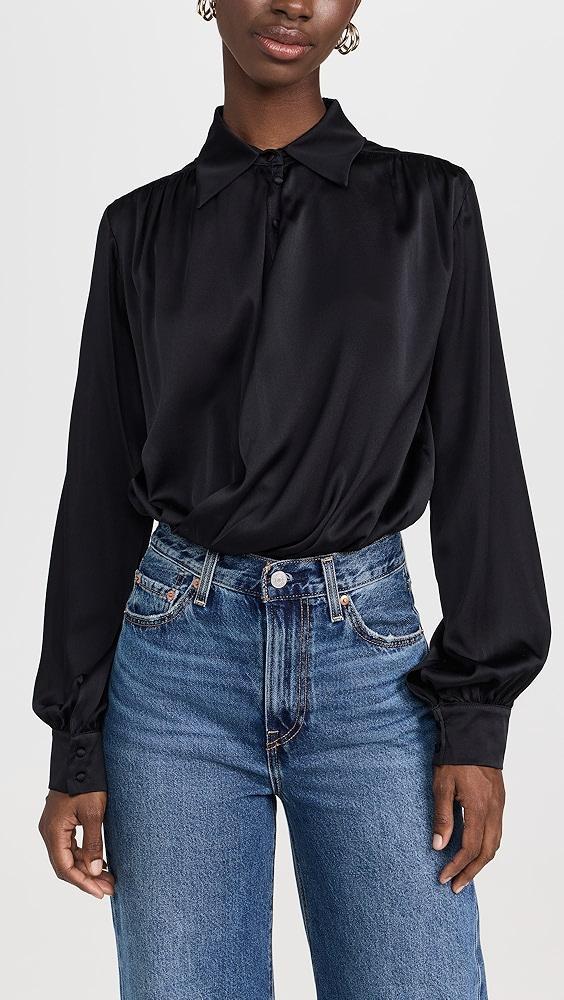 Kiki De Montparnasse Crossover Thong Bodysuit | Shopbop Product Image