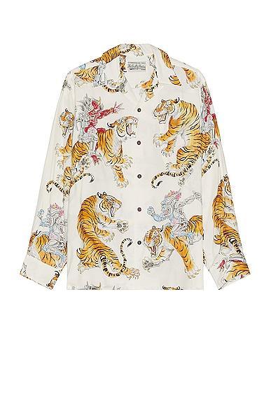 WACKO MARIA Tim Lehi Hawaiian Long Sleeve Shirt Product Image