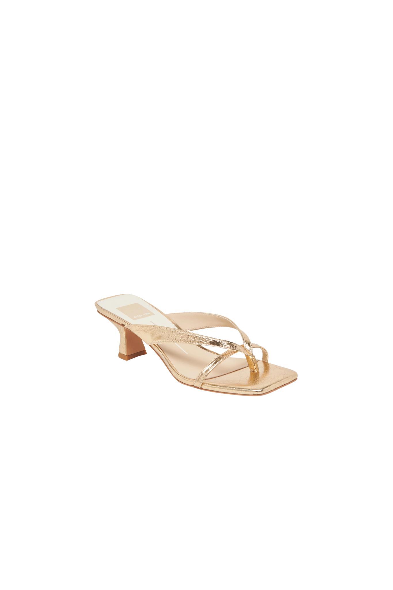 Brevel Strappy Heel - Gold Product Image