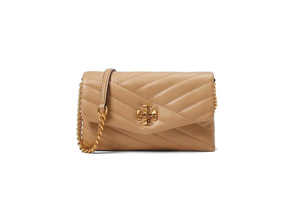 Womens Kira Chevron Leather Chain Wallet Product Image