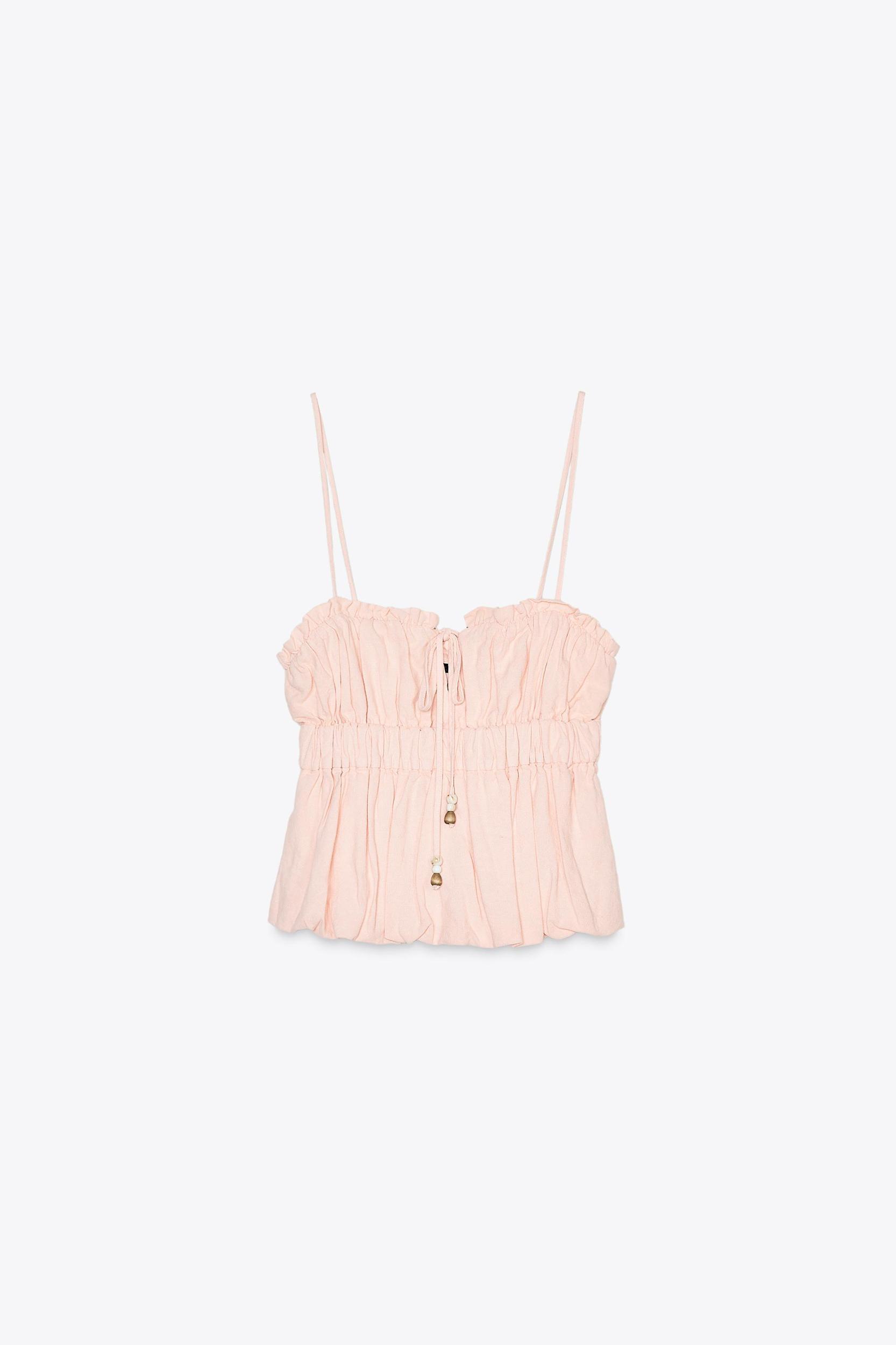 LINEN ELASTIC TOP Product Image