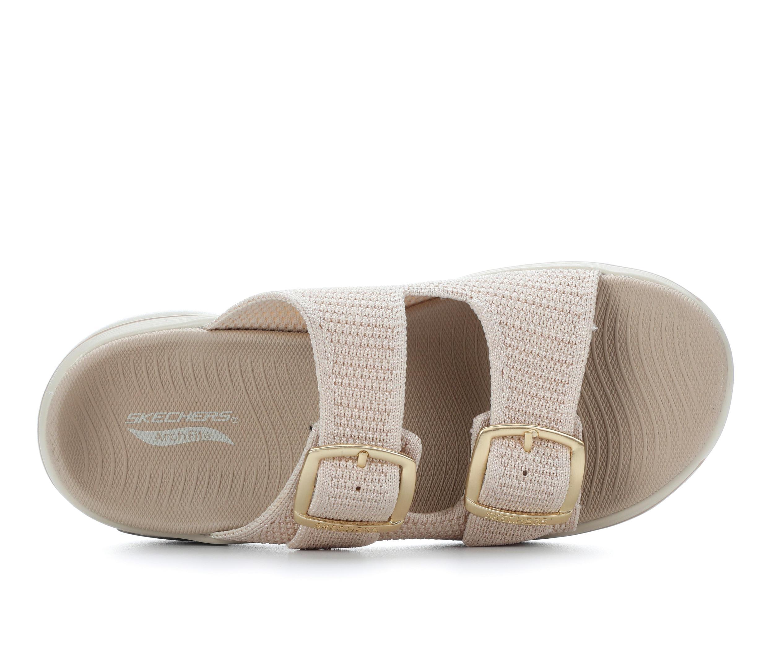 Women's Skechers Go Go Walk Arch Fit 140871 Wedge Sandals Product Image