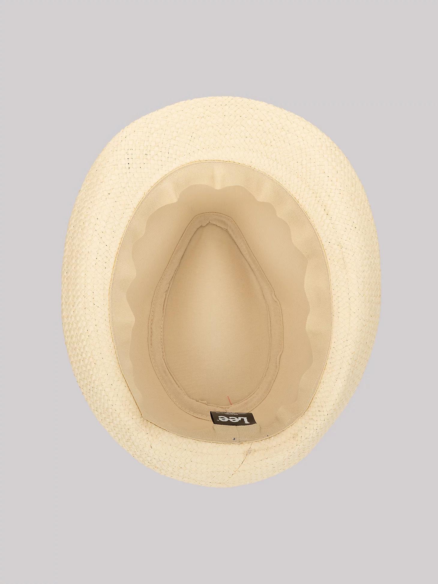 Men's Acid Wash Band Straw Fedora Hat | Men's Accessories | Lee® Product Image