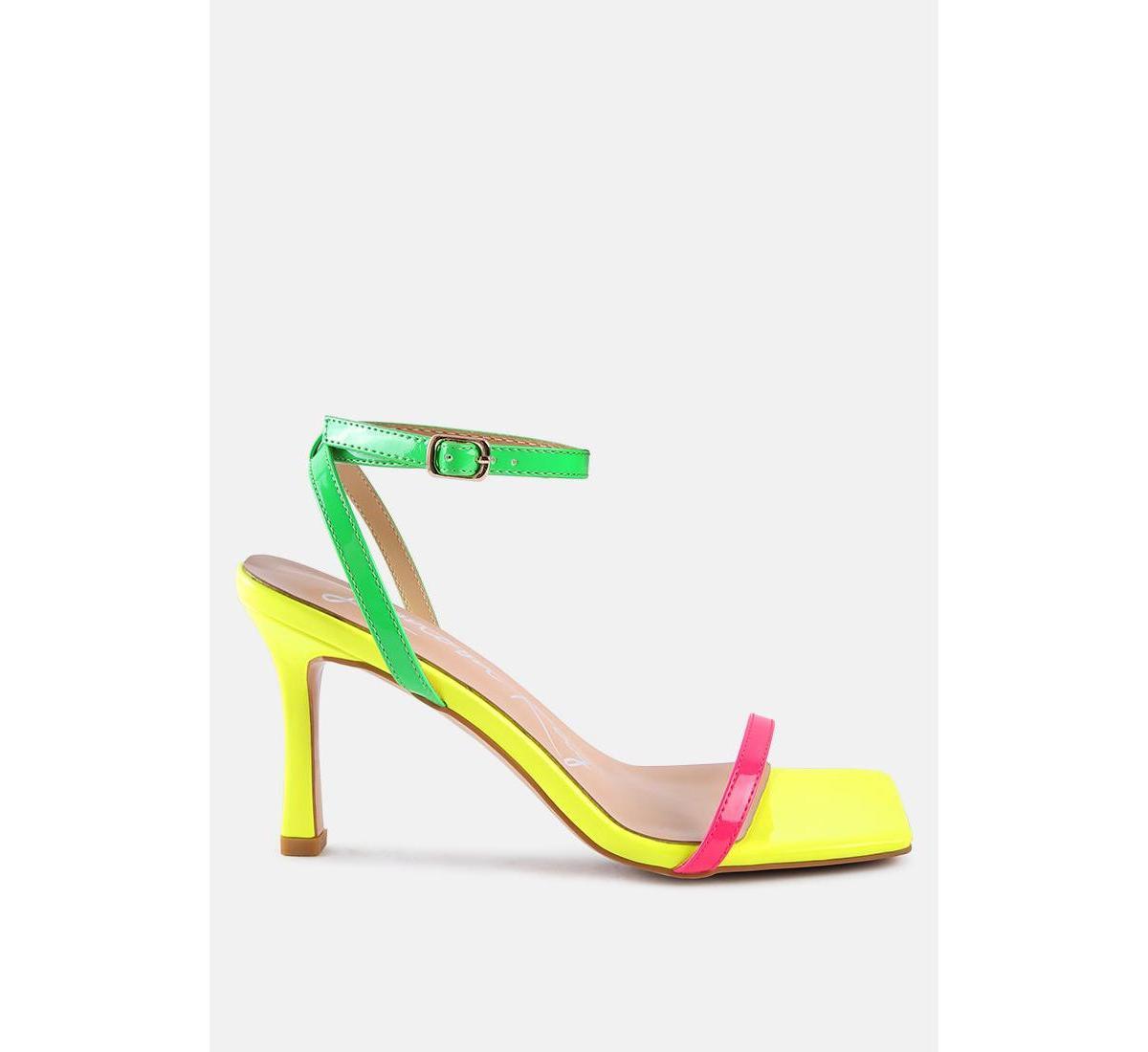 London Rag Fantasy Spool Women's Mid Heel Sandal, Size: 5, Multi Product Image