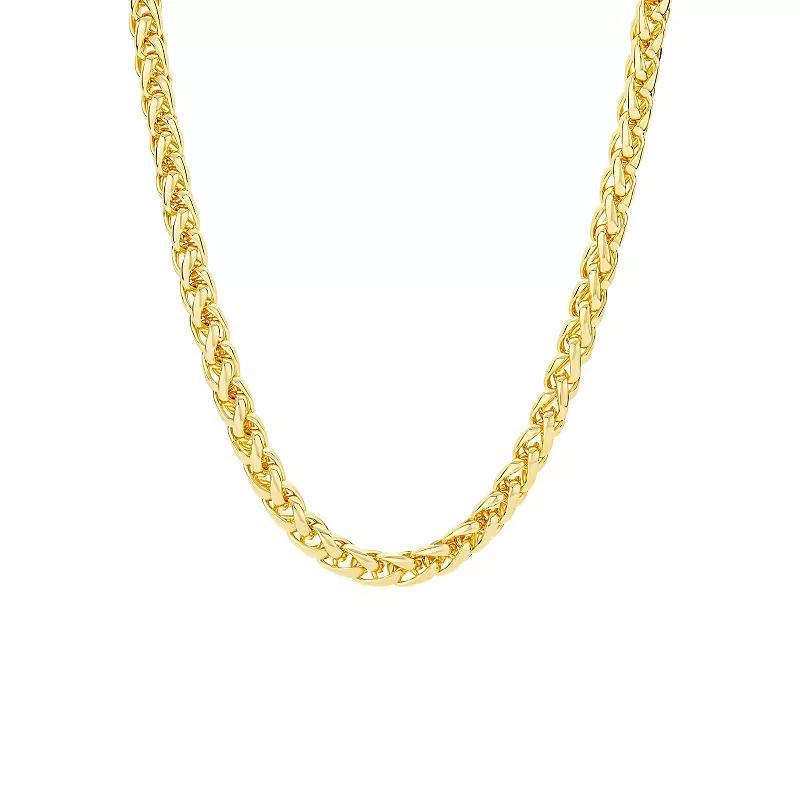 Aurielle Gender Neutral Curb Link Chain Necklace, Women's, Size: 24", Yellow Gold Tone Product Image