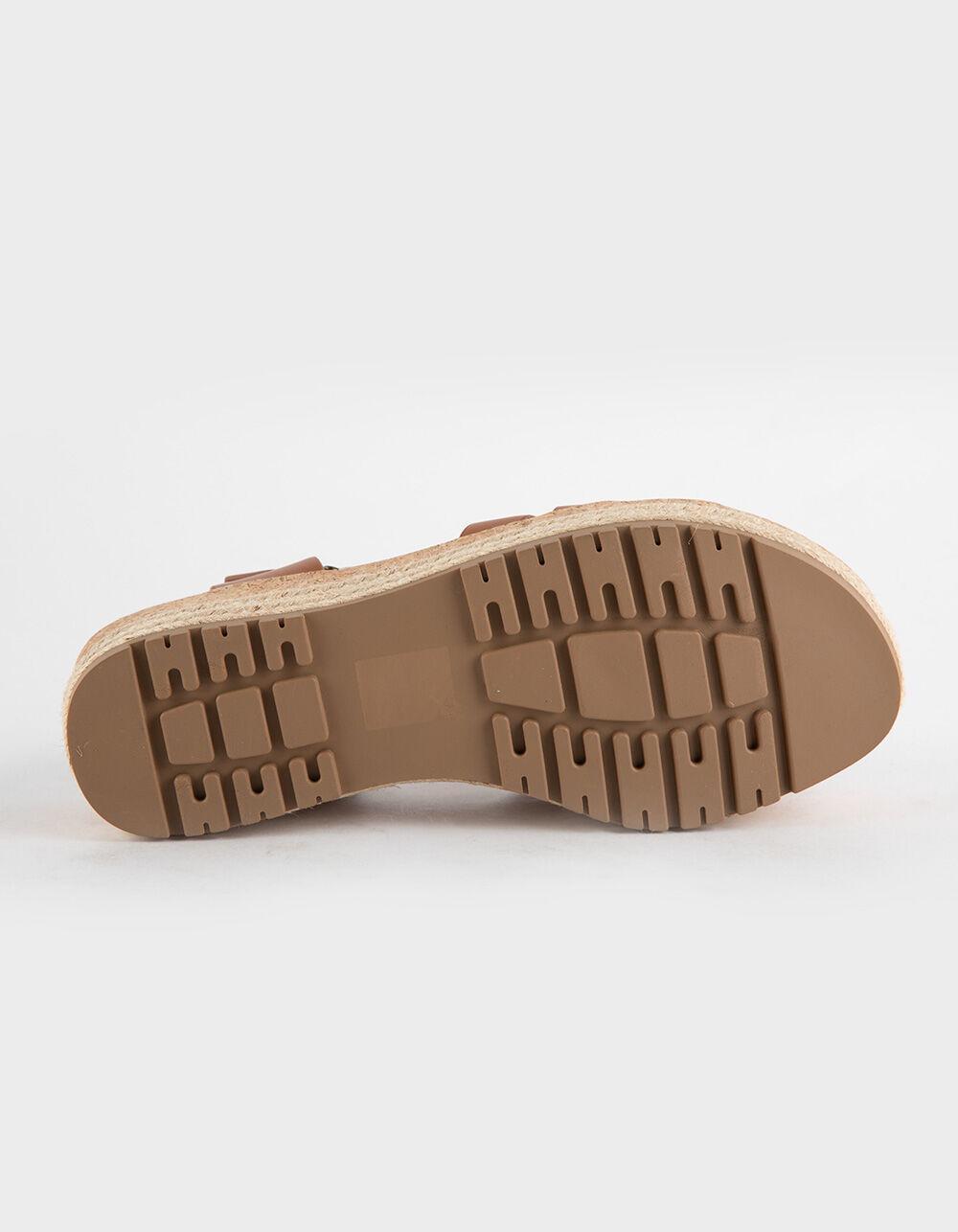 SODA Tabata Womens Platform Sandals - NATURAL Product Image