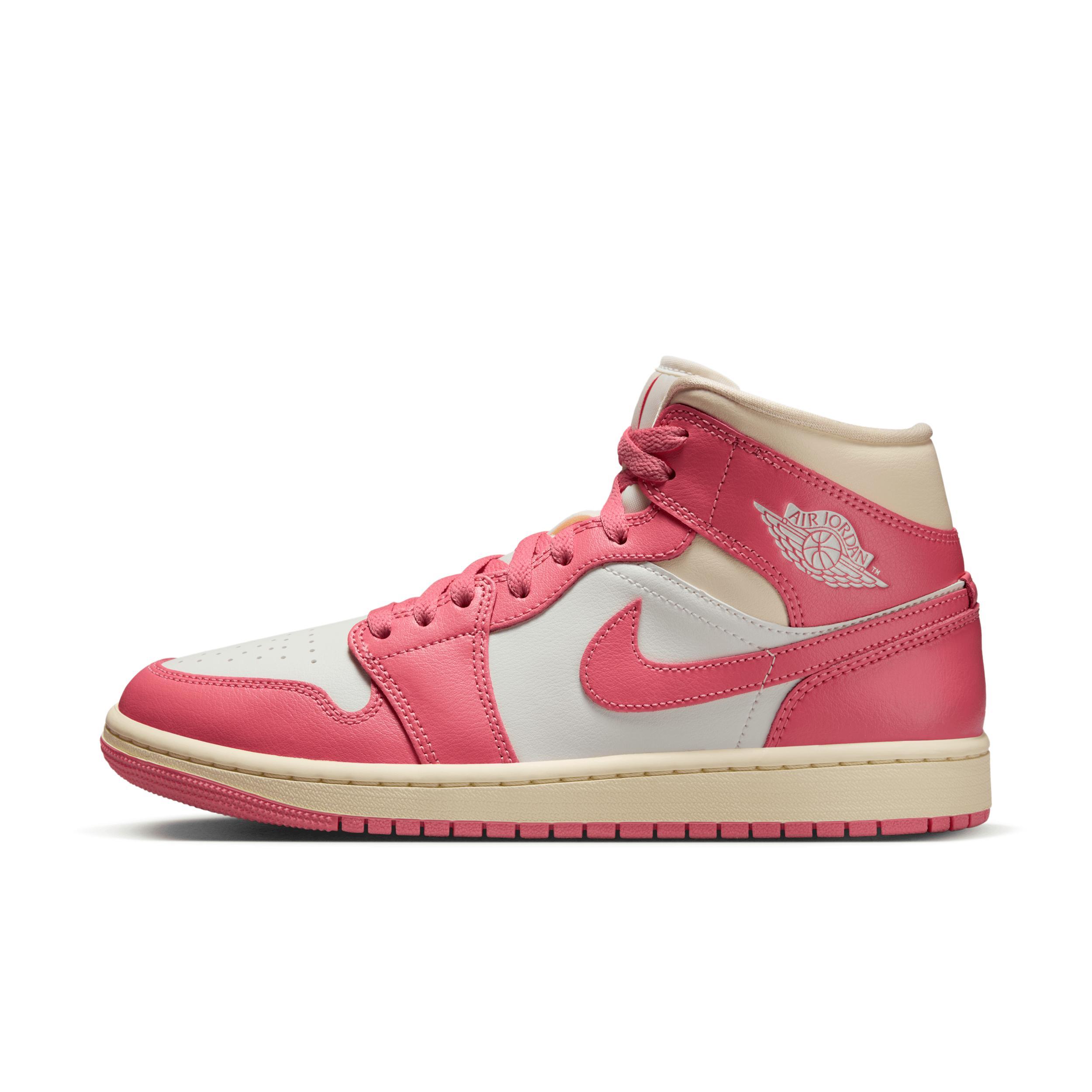 Jordan Womens Air Retro 1 Mid Casual Shoes Product Image