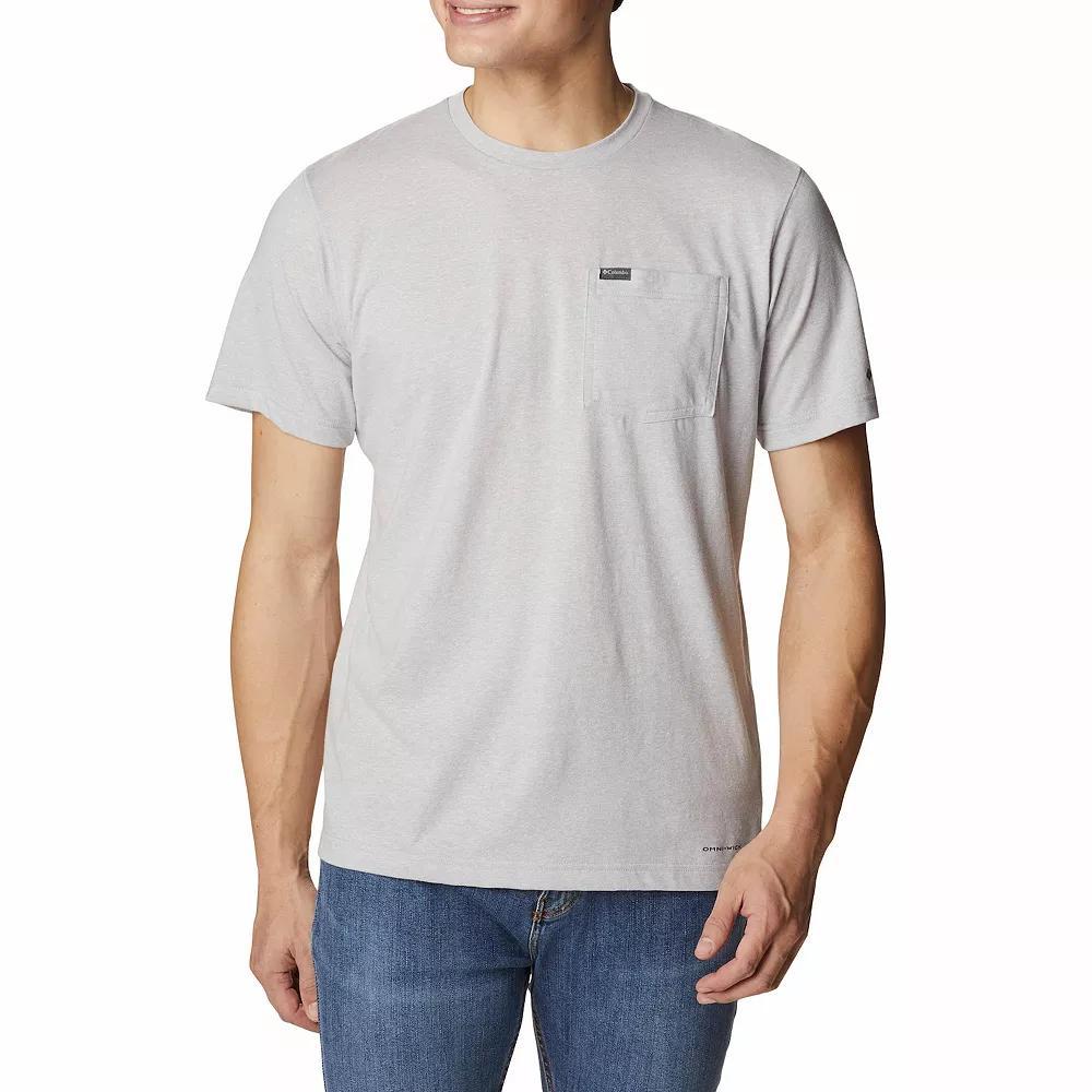 Men's Columbia Thistletown Hills™ Pocket Tee, Size: XL, Columbia Grey Grey Product Image
