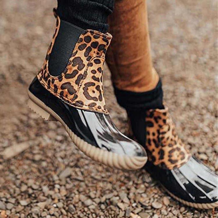11120   Lace-Up & Slip-On Duck Boots Product Image