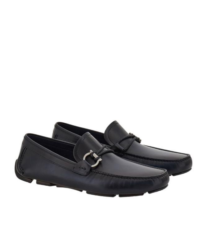 FERRAGAMO Buckled Business Casual Shoes In Brown Product Image