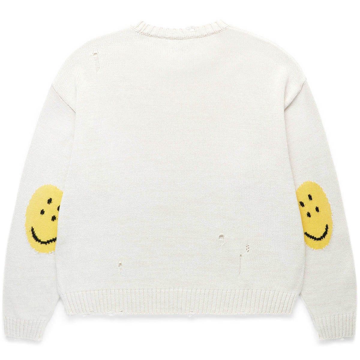 5G COTTON KNIT RAINBOWY PATCH CREW SWEATER Product Image