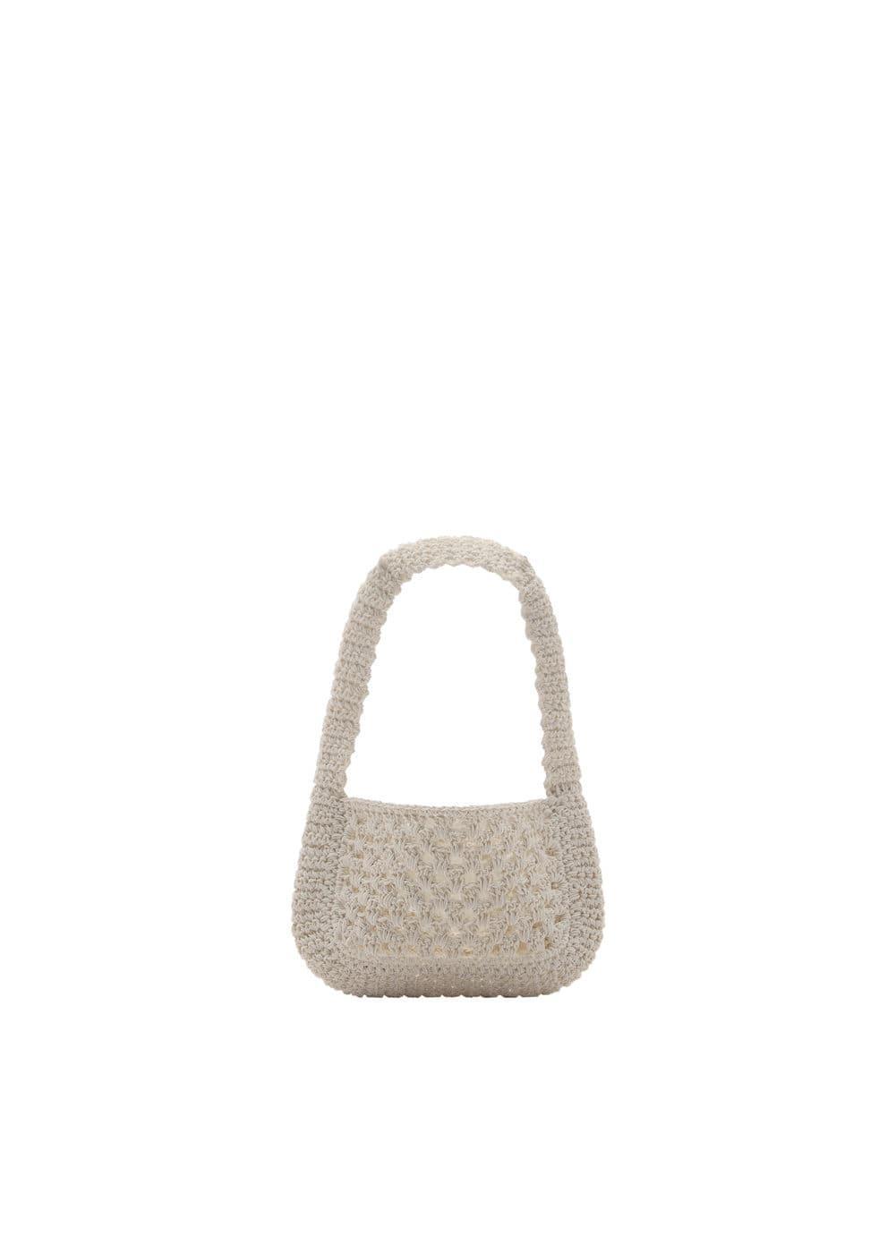 Crochet handbag - Women | MANGO USA Product Image