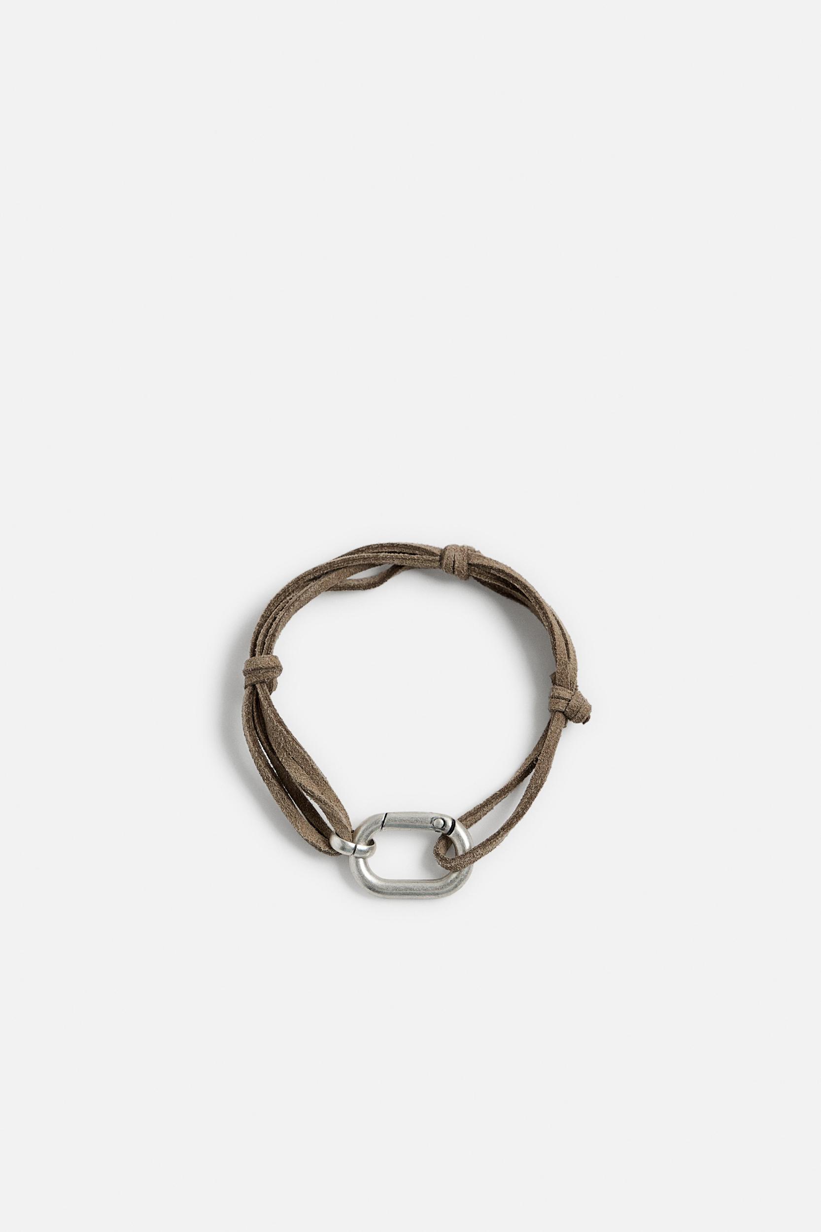 FAUX LEATHER COMBINATION BRACELET Product Image
