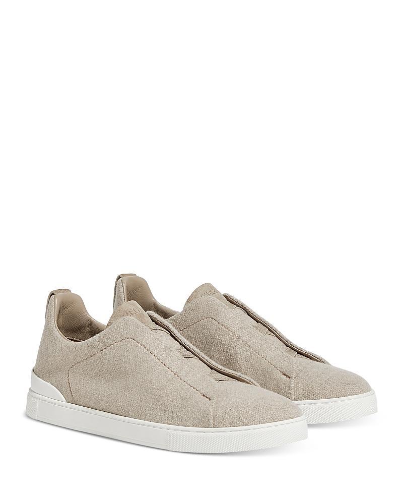 Zegna Mens Triple Stitch Sneakers Product Image