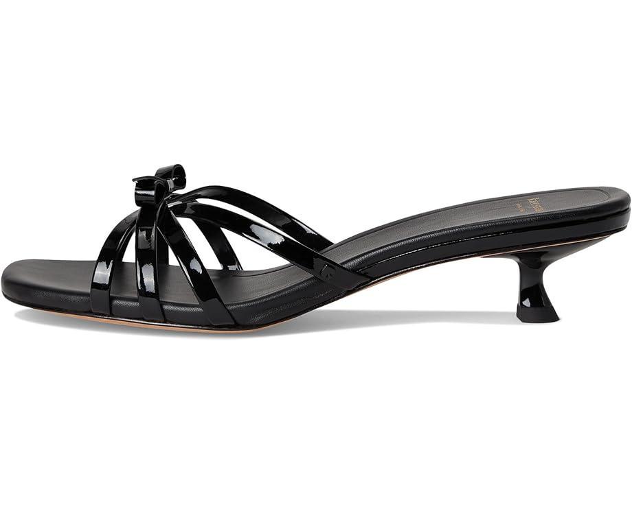 Carolina Metallic Leather Kitten Heel Sandals Product Image