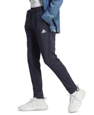 Mens adidas Sportswear Essentials Tapered Jogger Pants Dark Gray Grey Product Image