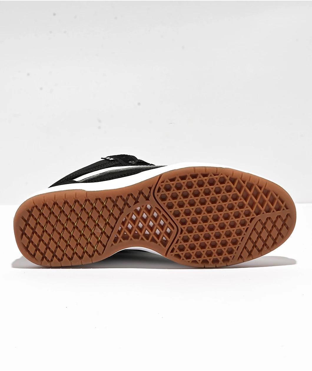 Vans Skate Zahba Mid Black & White Skate Shoes  Product Image