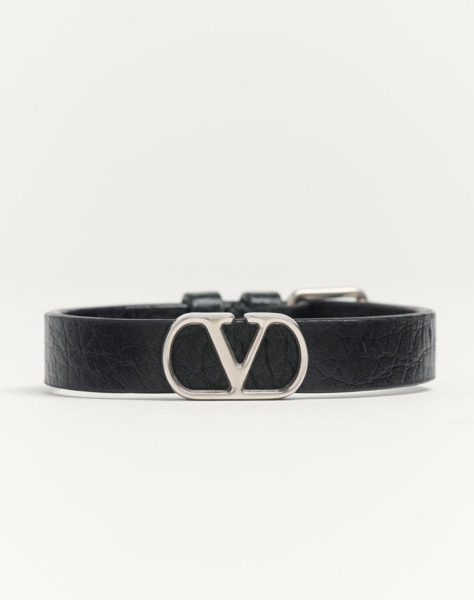 Vlogo Signature Grainy Calfskin Bracelet Product Image