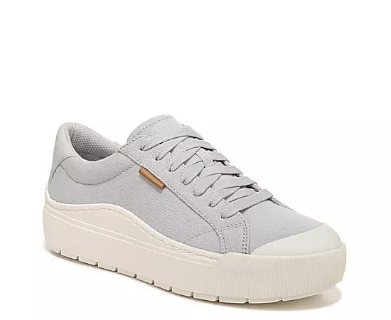 Dr. Scholl's Time Off Women's Platform Sneakers, Size: 6.5, Vapor Gray White Product Image