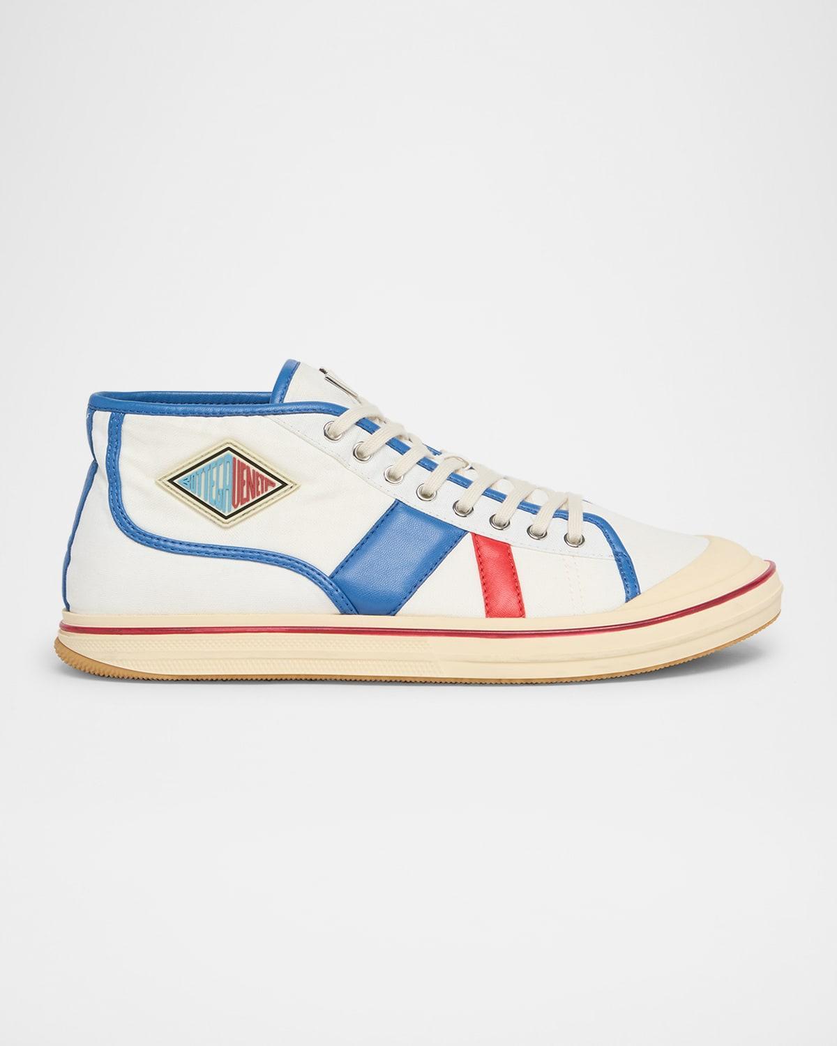Mens Eliot Canvas Mid-Top Sneakers Product Image