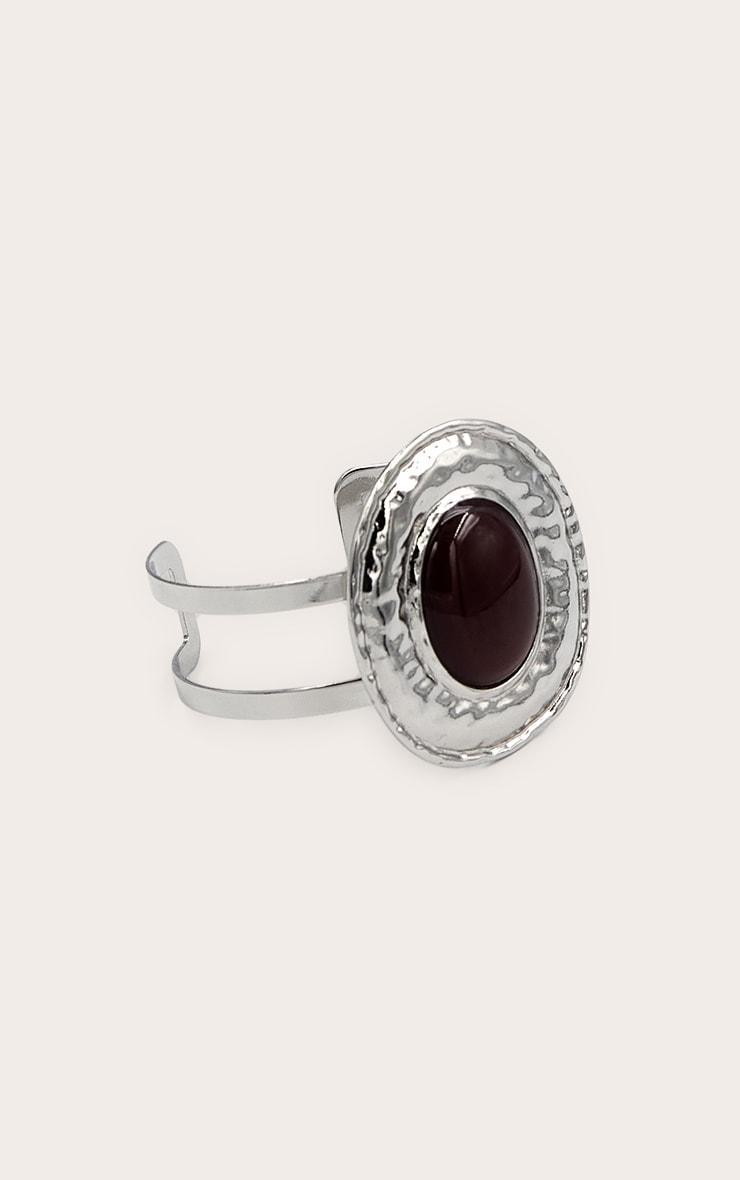 Silver Stone Center Statement Bracelet Product Image