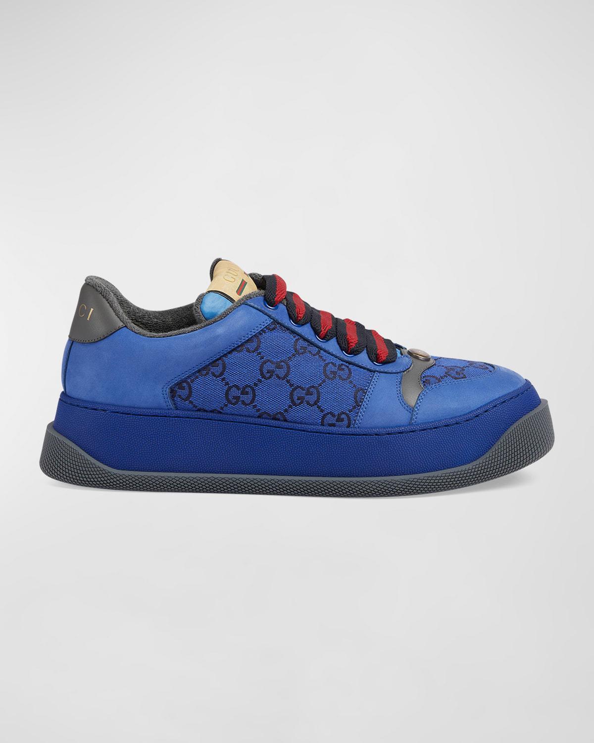 Mens Double Screener Canvas Low-Top Sneakers Product Image