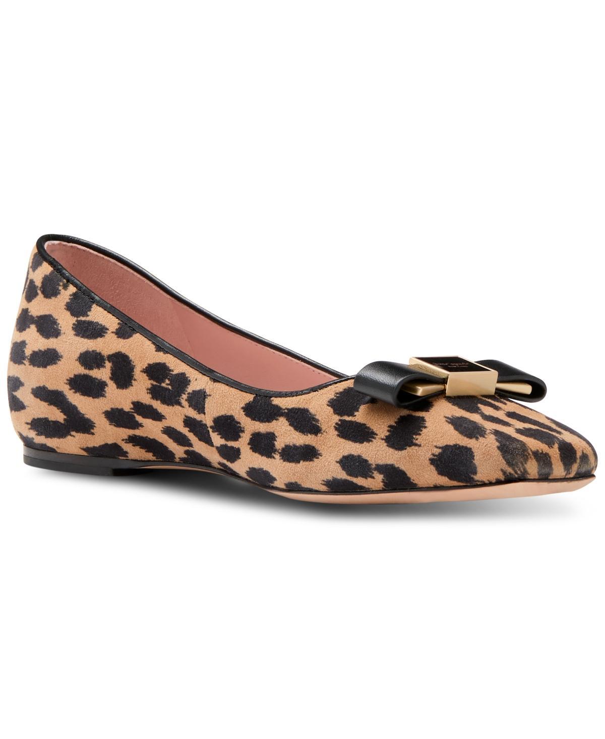 Ferragamo Womens Joelle Denim Ballet Flats Product Image