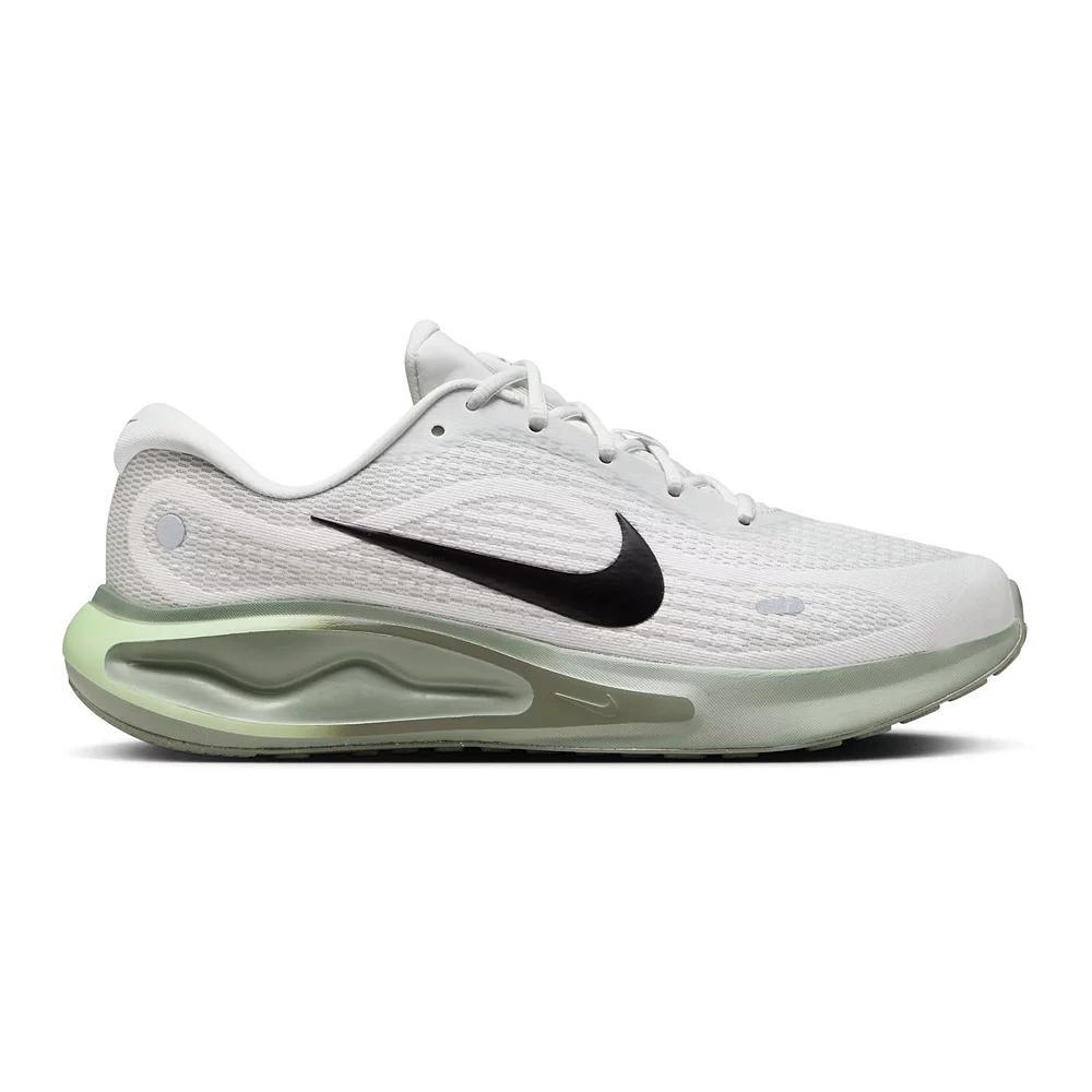 Nike Journey Run Men's Road Running Shoes, Size: 15, White Black Jade Product Image