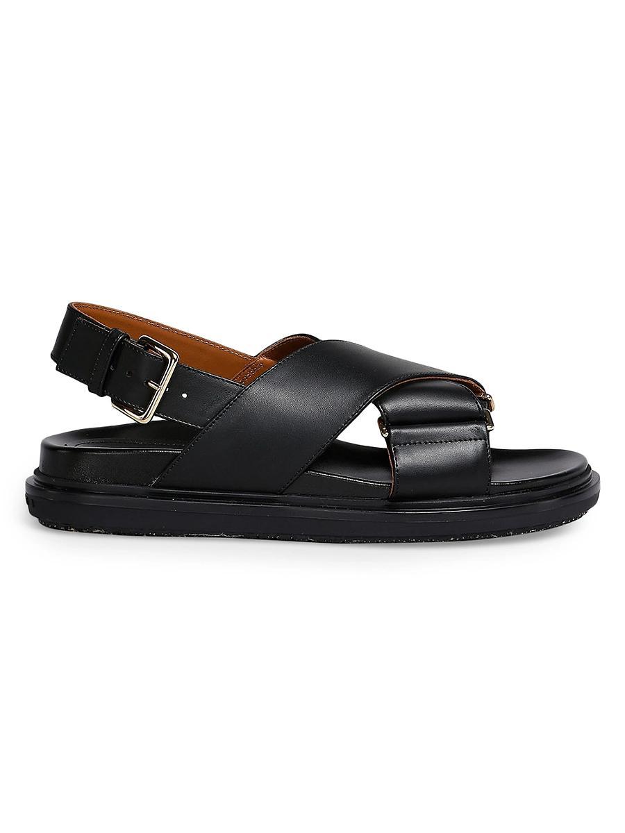 Womens FB Crisscross Leather Sport Sandals Product Image