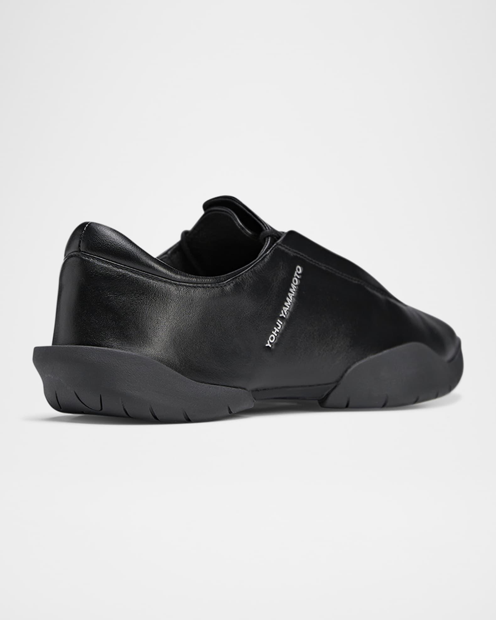 Men's Regu Leather Low-Top Sneakers Product Image