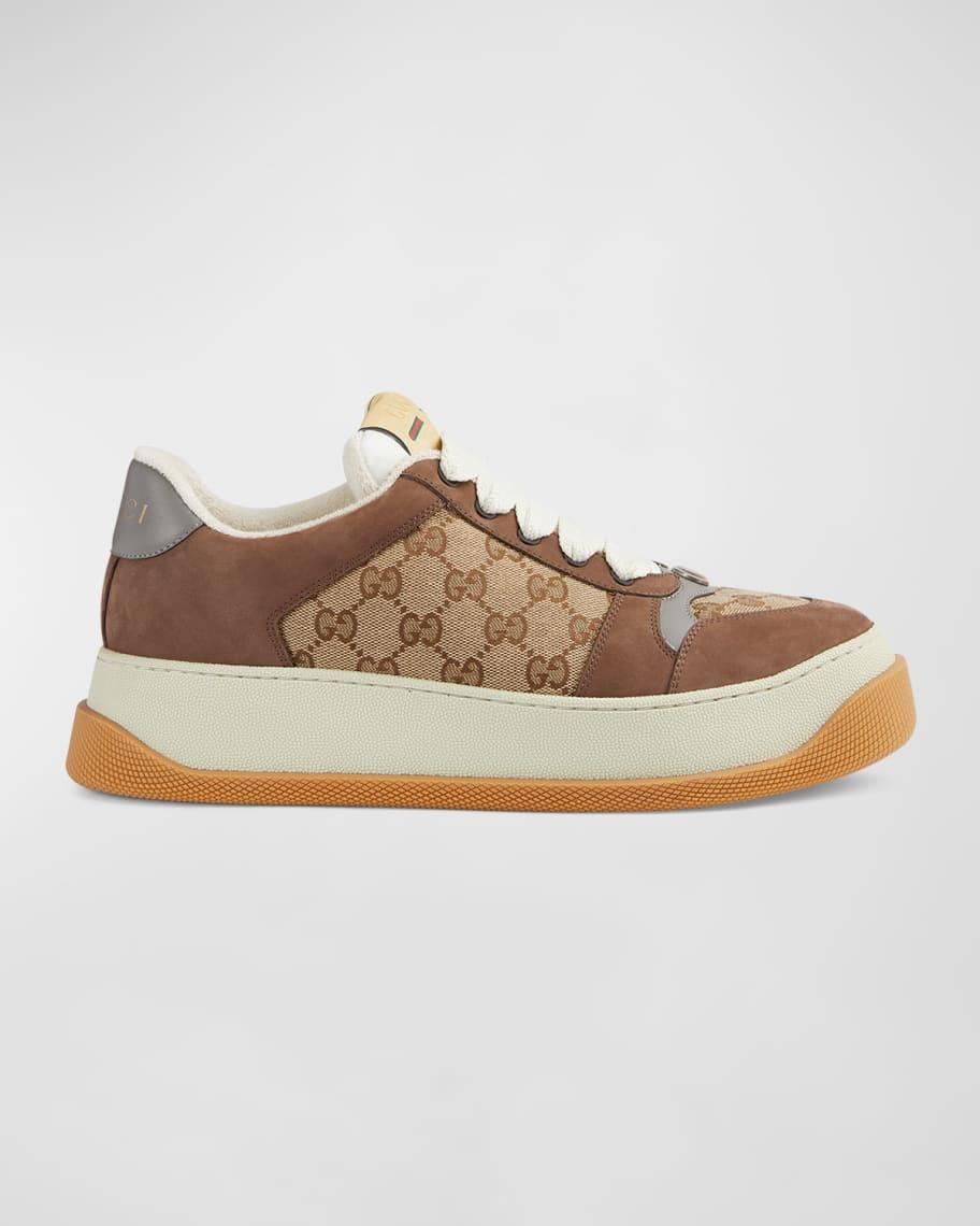 Mens Double Screener Canvas Low-Top Sneakers Product Image