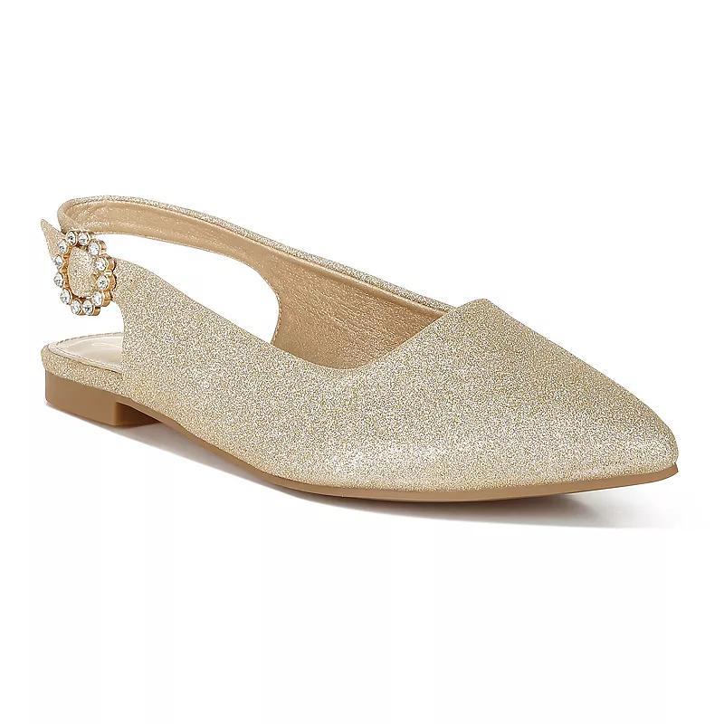 London Rag Giora Mule Women's Casual Flats, Size: 8, Gold Product Image
