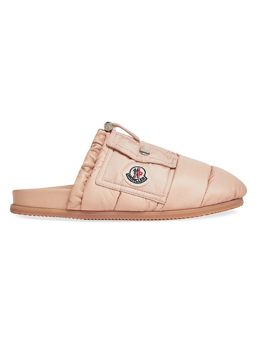 Womens Mon Pocket Down-Filled Mules in Leather Product Image