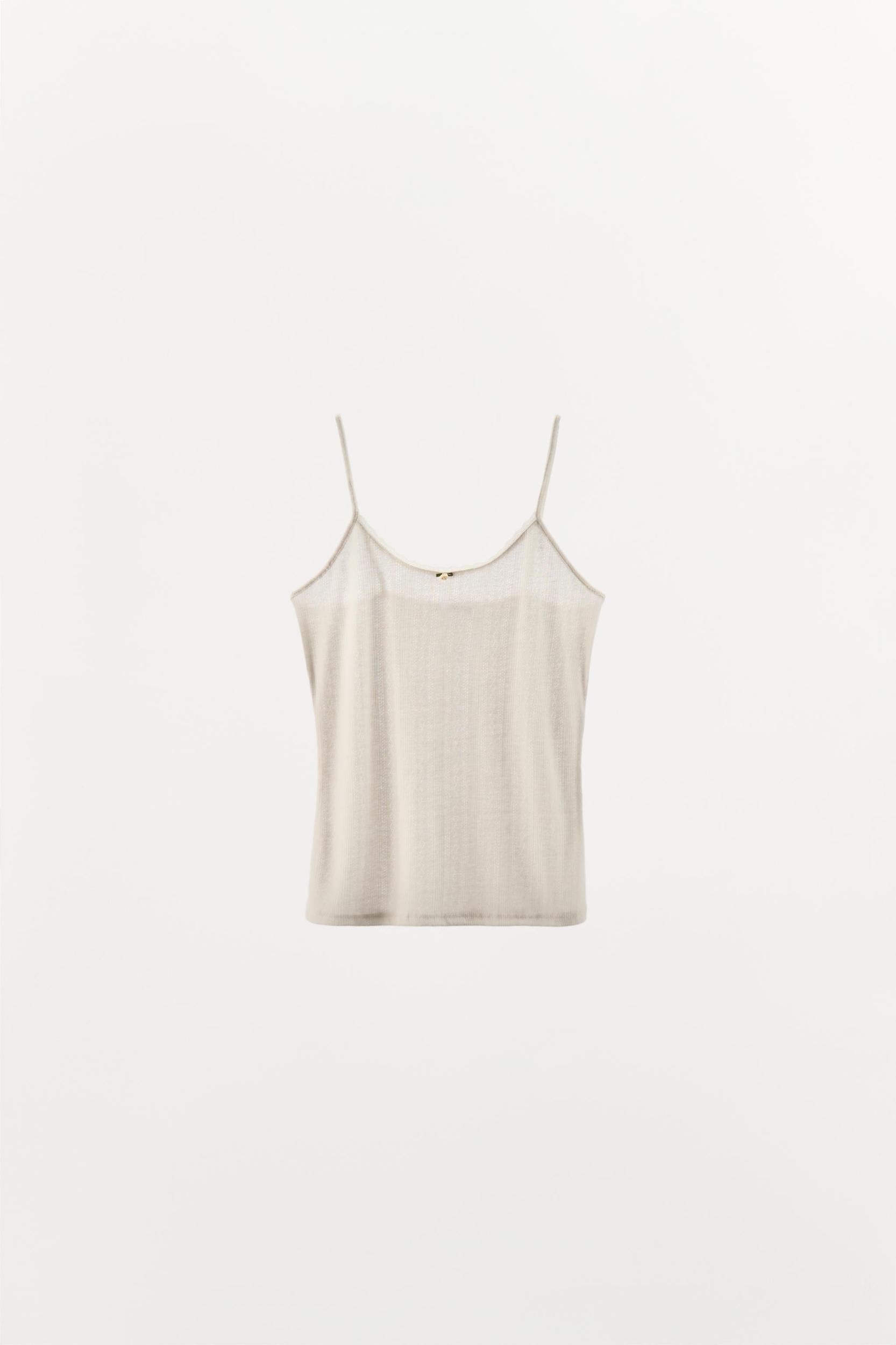 POINTELLE STRAP TOP Product Image