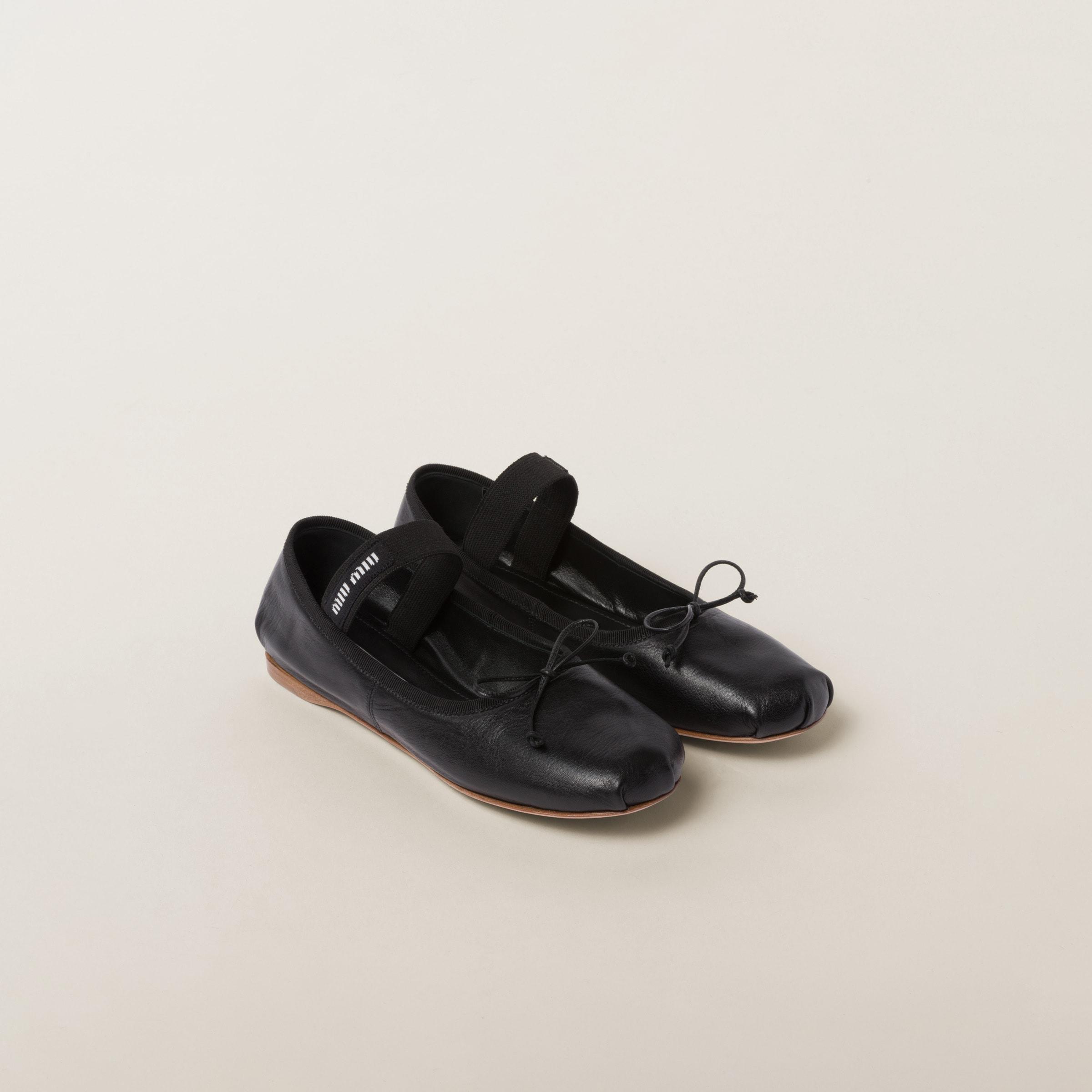 logo-strap ballerina shoes Product Image