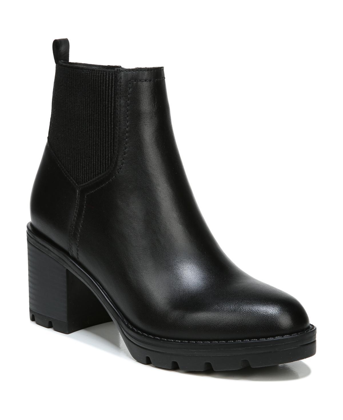 Naturalizer Verney Weatherproof Leather Block Heel Chunky Lug Sole Chelsea Platform Booties Product Image