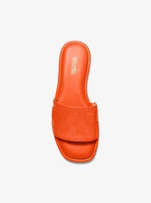 Hayworth Woven Leather Slide Sandal Product Image