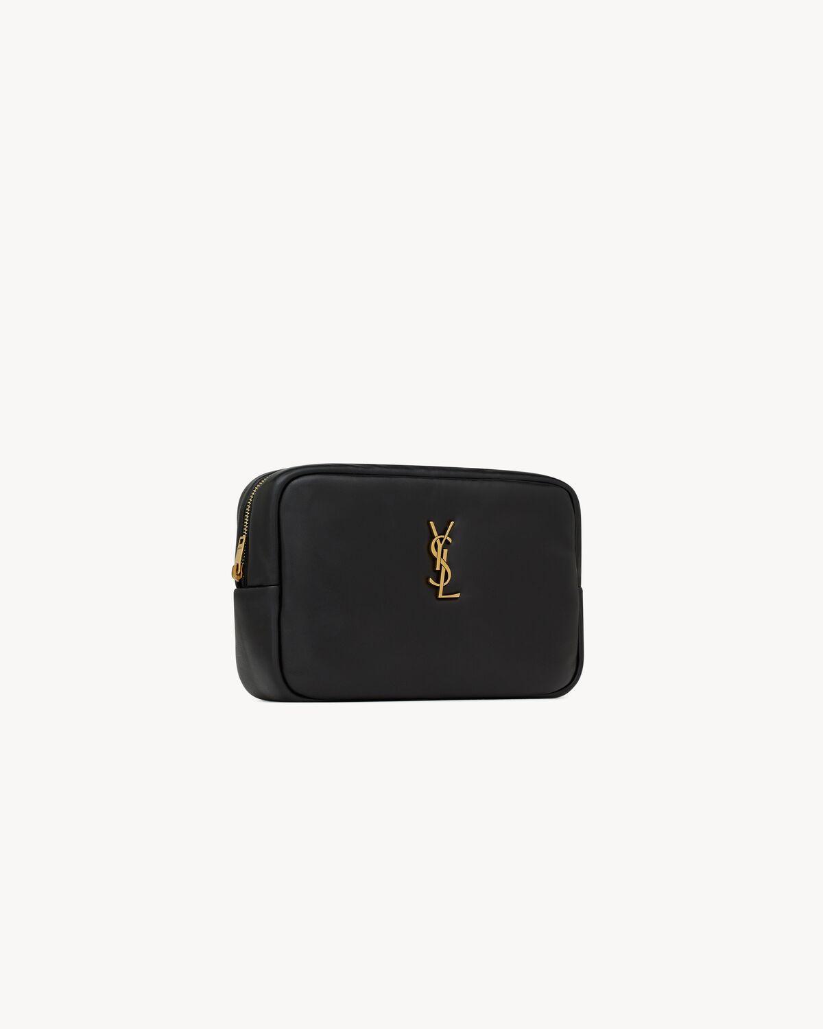 CALYPSO cosmetic pouch in lambskin | Saint Laurent | YSL.com Product Image