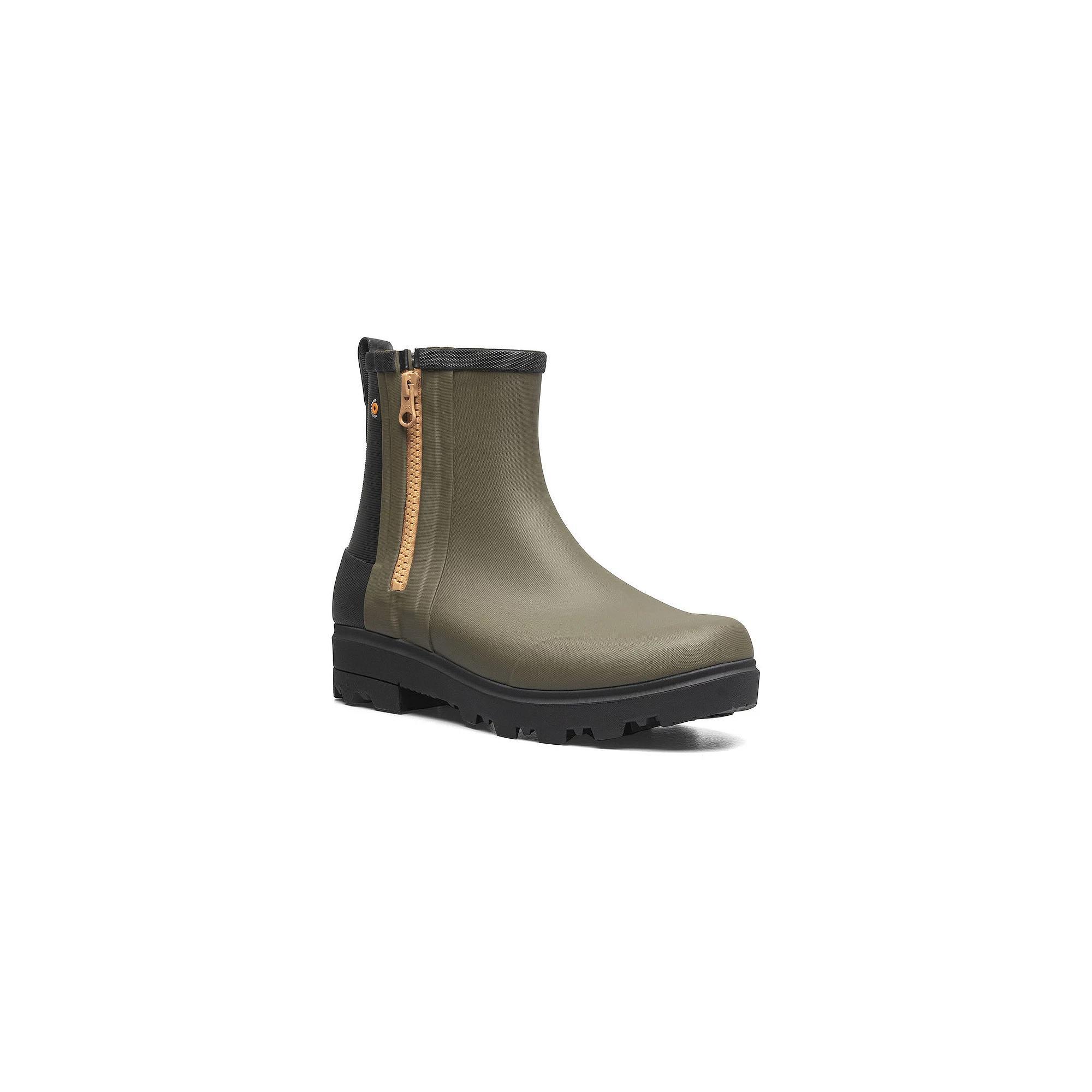 Bogs Holly Rain Zip Women's Waterproof Rain Boots, Size: 12, Green Product Image