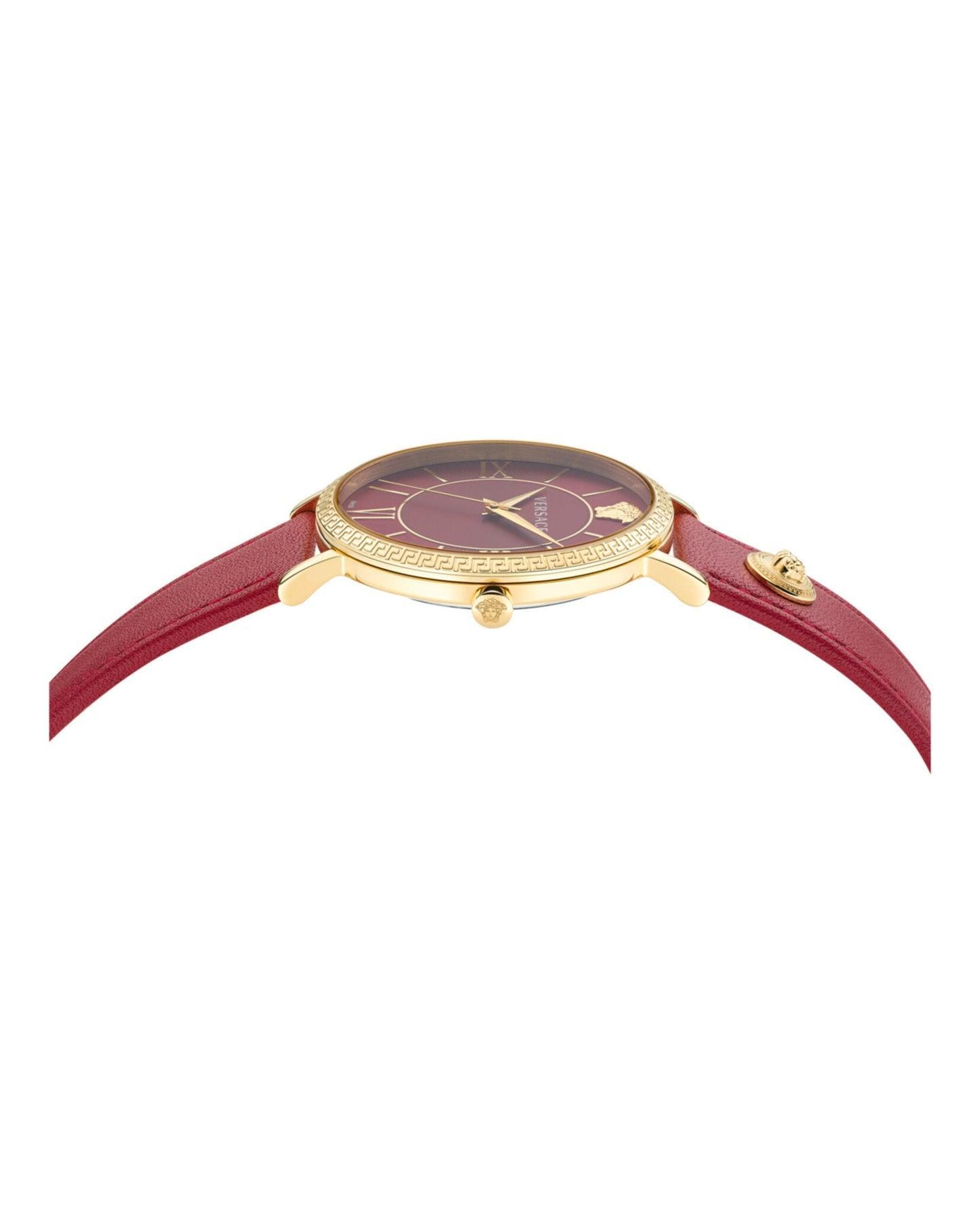 Versace V-Eternal Leather Watch Product Image