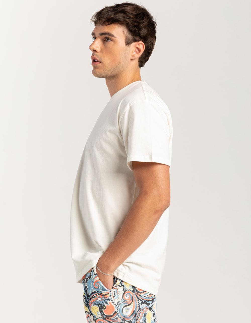 RSQ Mens Oversized Solid Tee - OFF WHITE Product Image