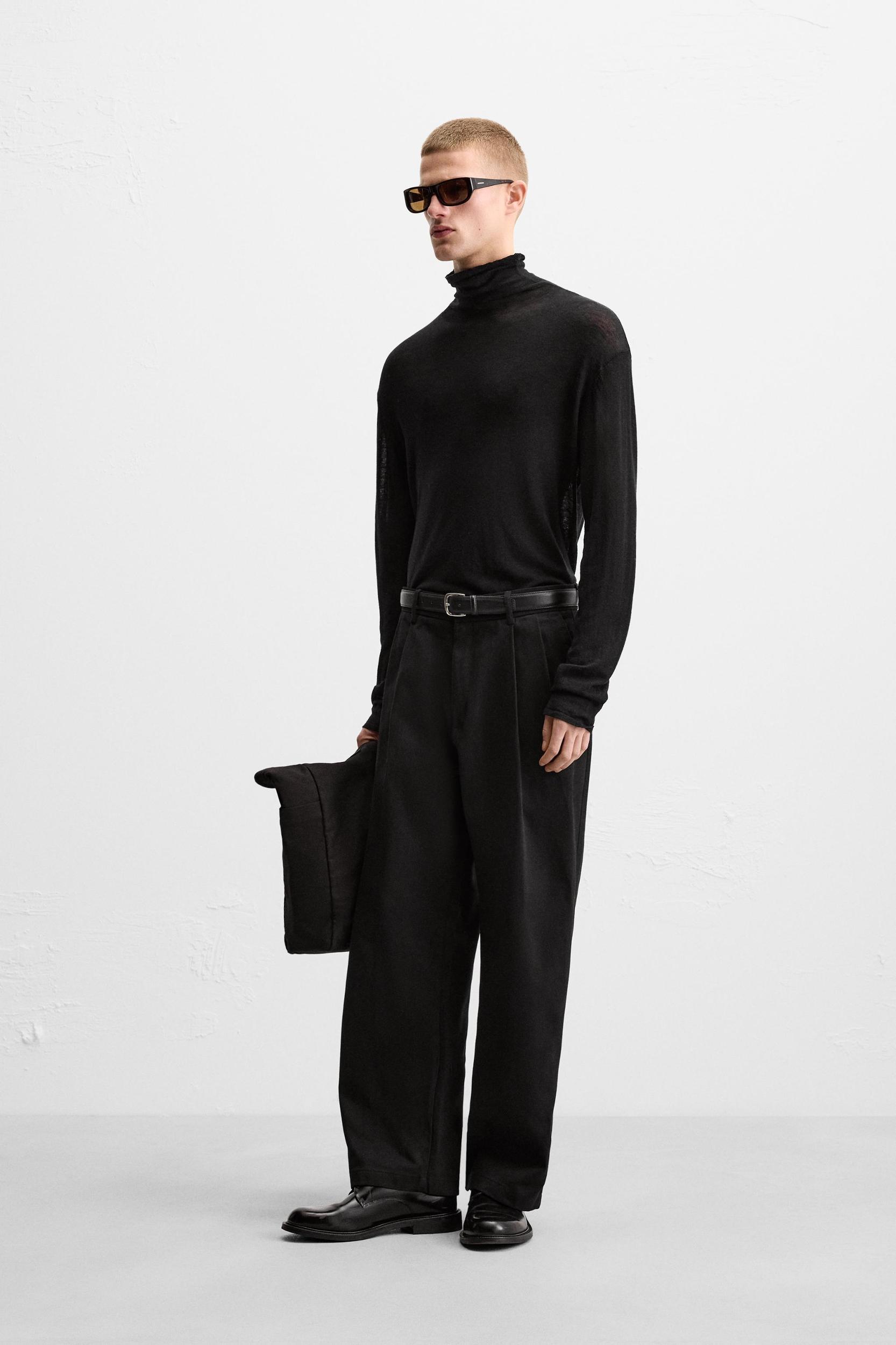 BALLOON FIT PLEATED PANTS Product Image