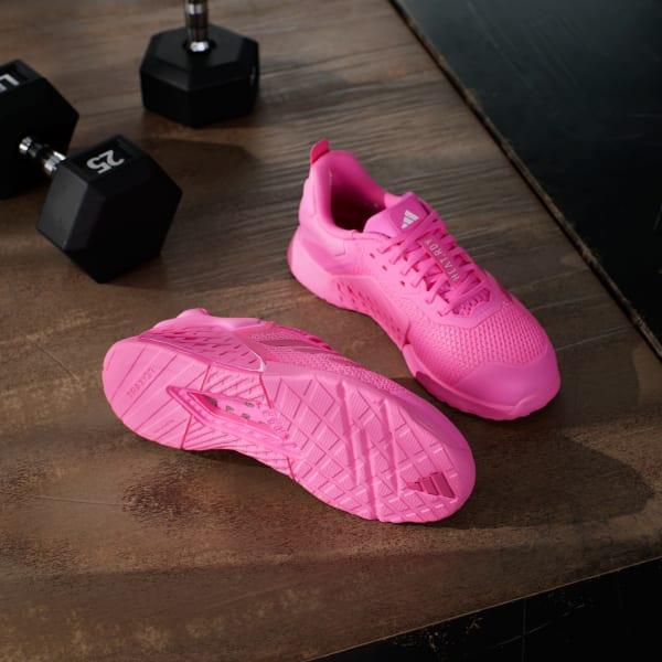 adidas Dropset 3 strength training shoes Lucid Pink 5 Womens Product Image