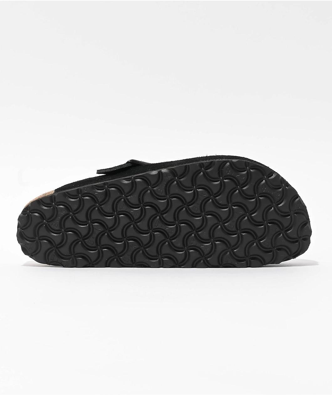 Birkenstock Women's Boston Soft Footbed Black Clogs Product Image