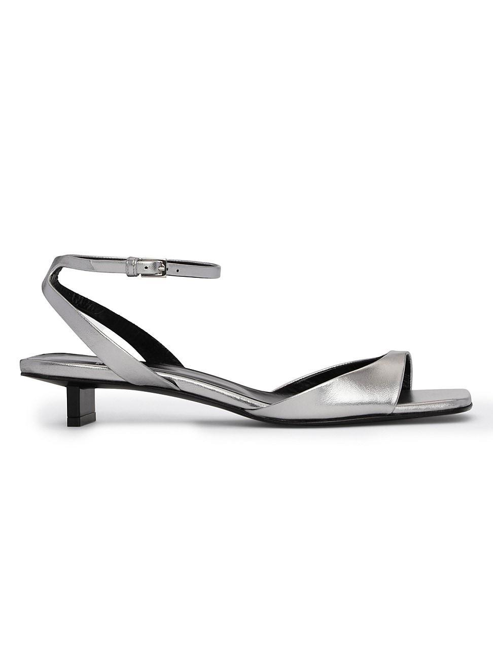 Womens Stella 25MM Metallic Leather Sandals Product Image